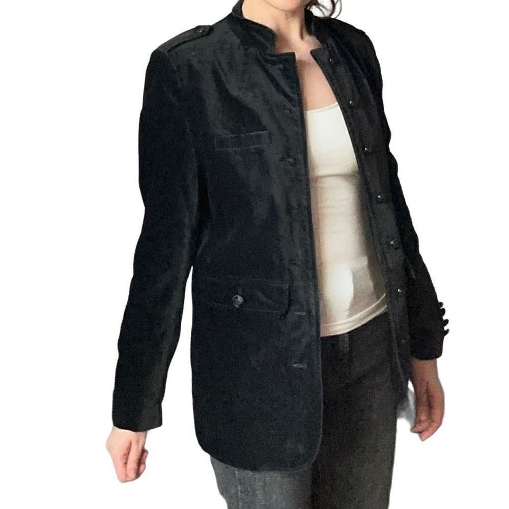 Black Velvet Women's Festive Blazer - Picture 1 of 16